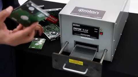 Proton T1.5 Drawer Hard Drive Degausser