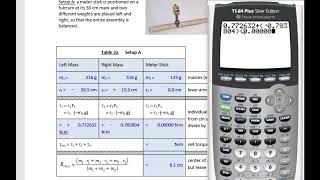 Unit 4 Torque and Center of Mass (video lab)