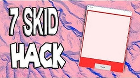 ROBLOX NEW HACK/EXPLOIT: 7Skidd 2017 | Level 7 Script Executor ( WORKING )