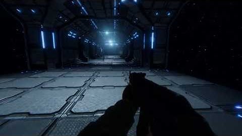 Unity 2017.2 Render Experiment - Space Station Environment