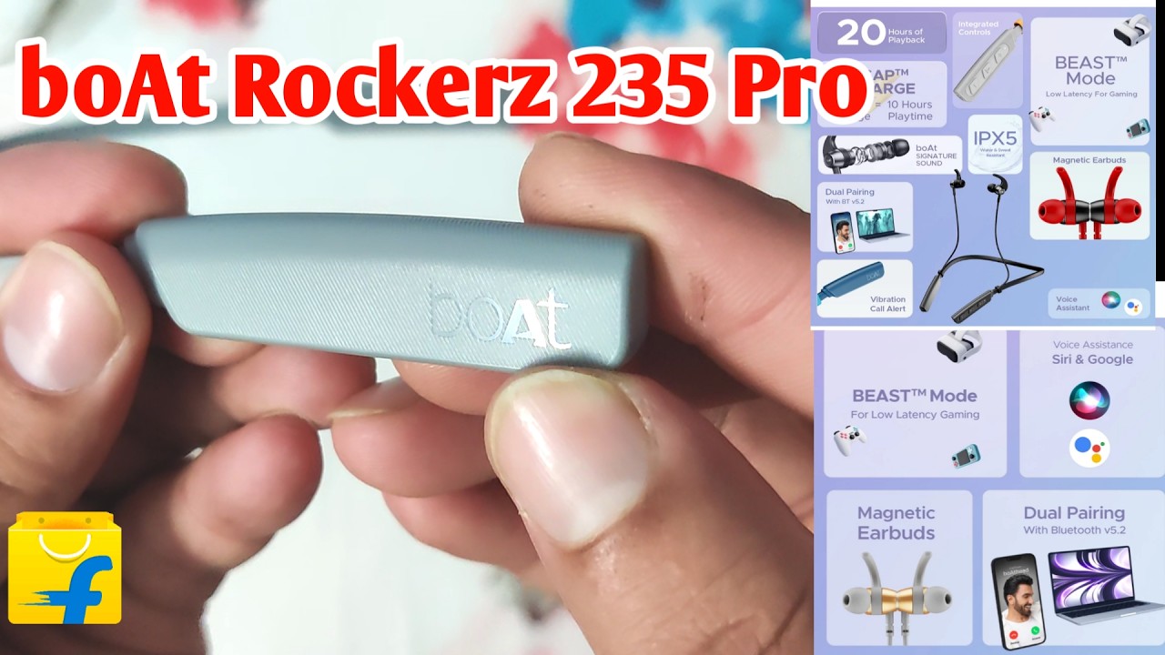Malayalam Unboxing of boAt Rockerz 235 Pro with 20 Hours Playback ...