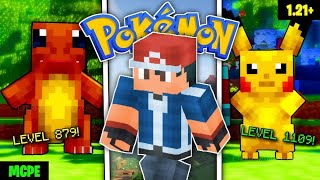 Epic pixelmon mod for Minecraft PE 1.21+ screenshot 3