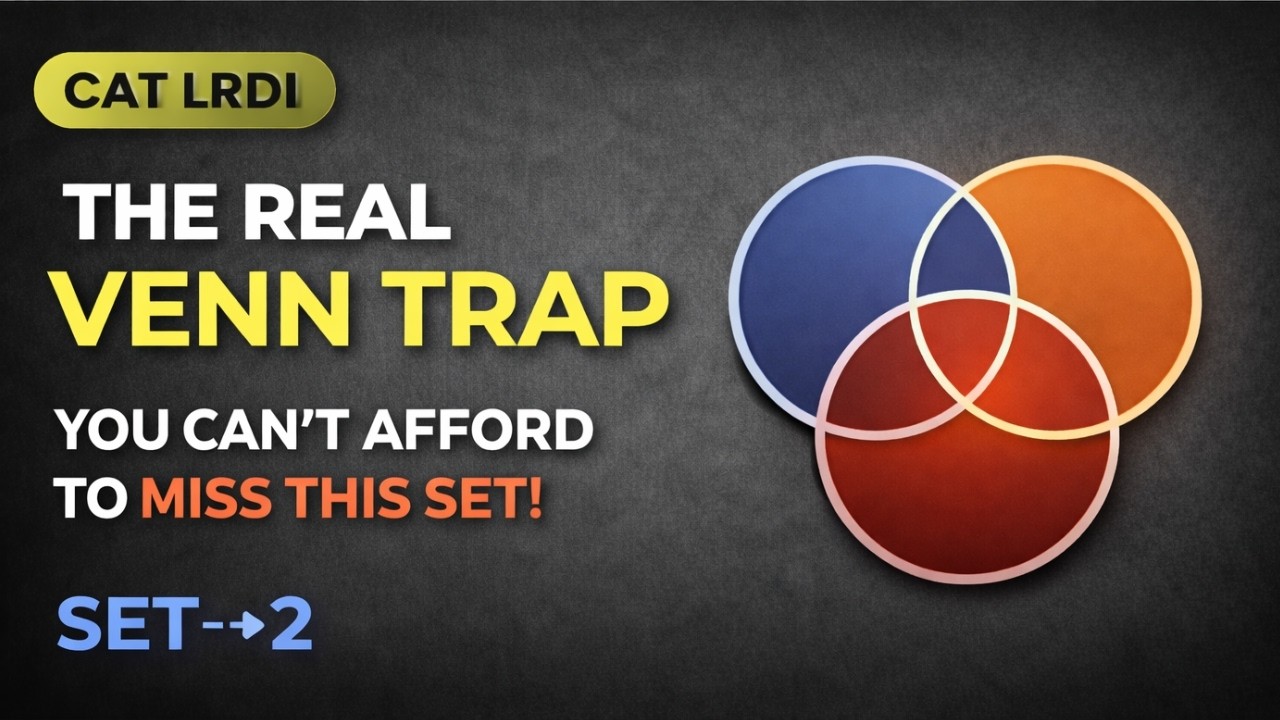 Think Ratios. Not Numbers. | Venn Diagram Trick | CAT LRDI