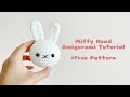 Miffy Bunny Head Crochet Amigurumi Tutorial Step By Step FREE PATTERN 