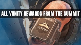 All Vanity Rewards from The Summit | Backpack Trophies - Patches - Gear Dyes