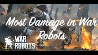 Players That Have Most Damage In War Robots