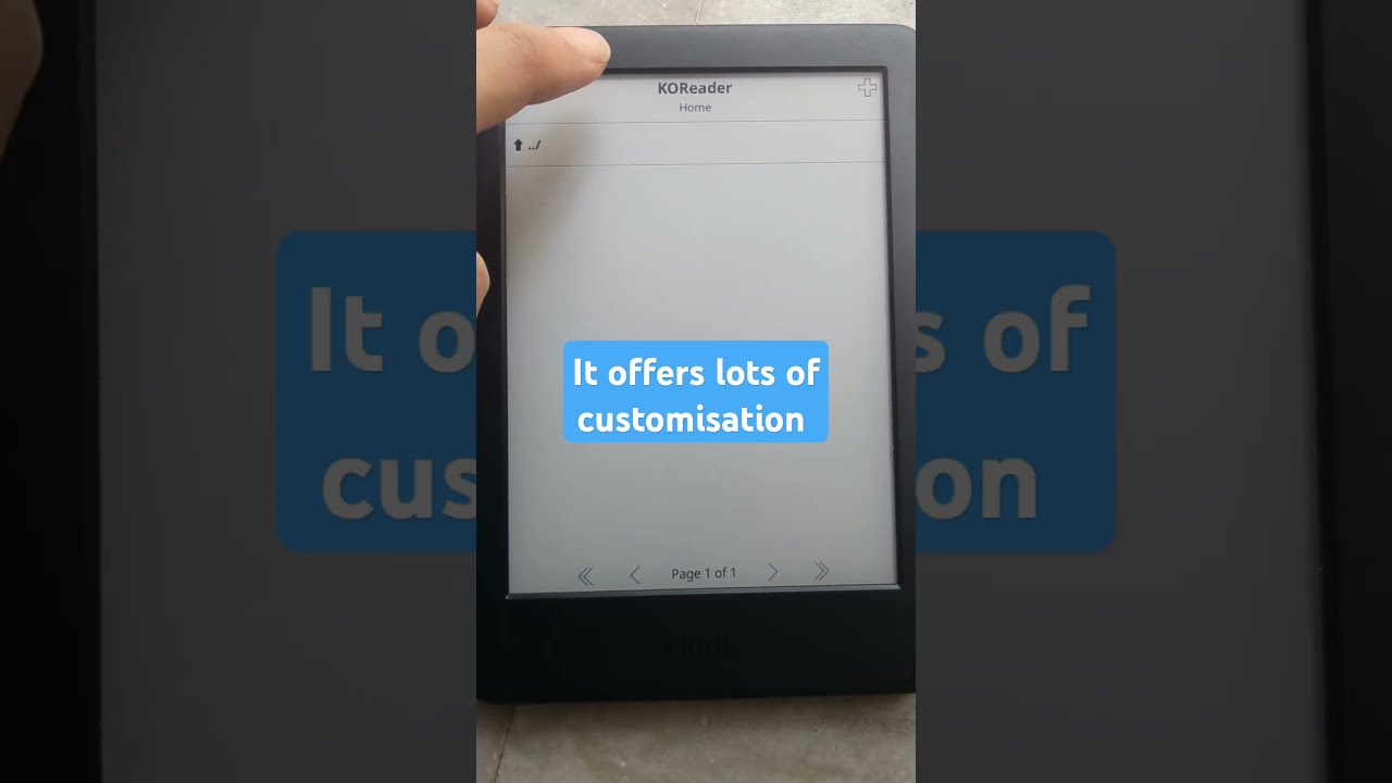 Kindle customisation with Koreader #kindle #reading #stats