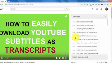 [UPDATE] Easily Download YouTube Subtitles as Transcripts
