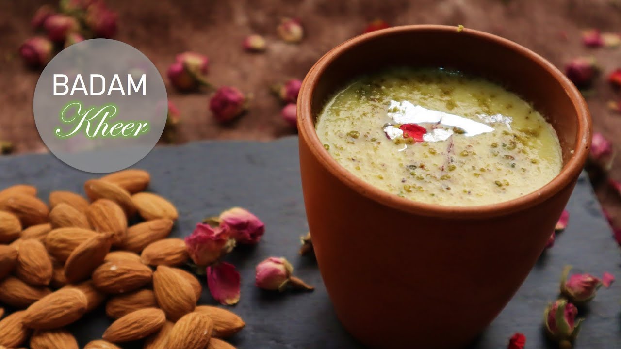 Badam Kheer Badam /Almond Kheer Recipe Badam Milk Almond Milk