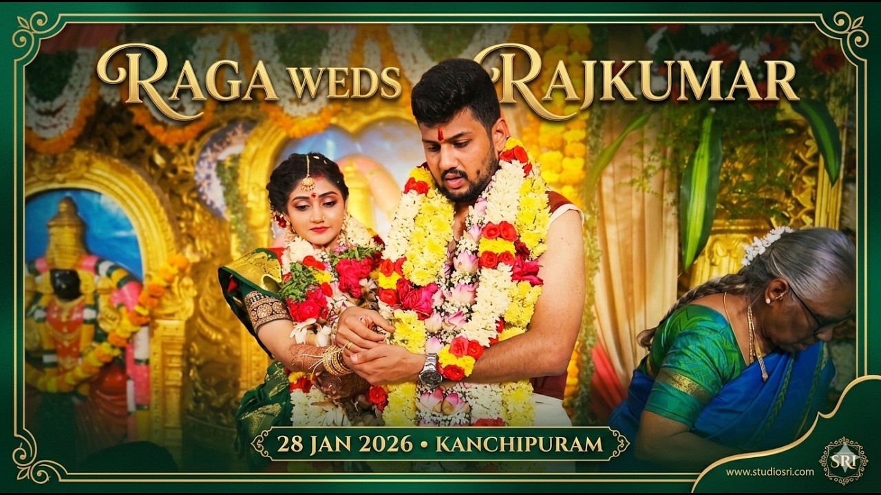 RAGA WEDS RAJKUMAR | WEDDING HIGHLIGHTS | STUDIOSRI | KANCHIPURAM | SHRI RAGAVENDRAA DIGITAL |