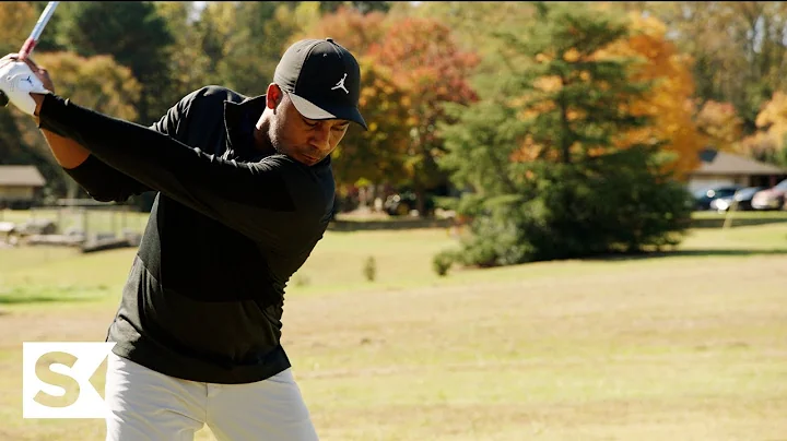 HV3 Hitting Balls on his Backyard Range