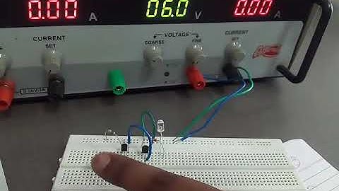 Touch sensor using BJT PNP type