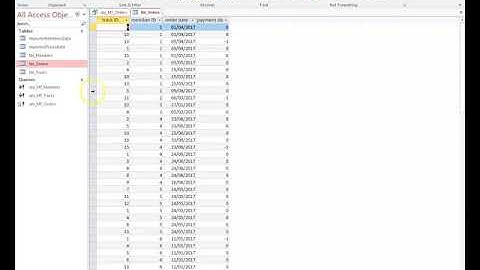 Video 4 Creating Orders Table