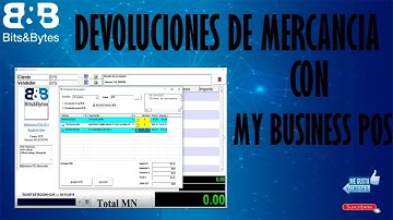 Devoluciones de producto con MYBUSINESS POS