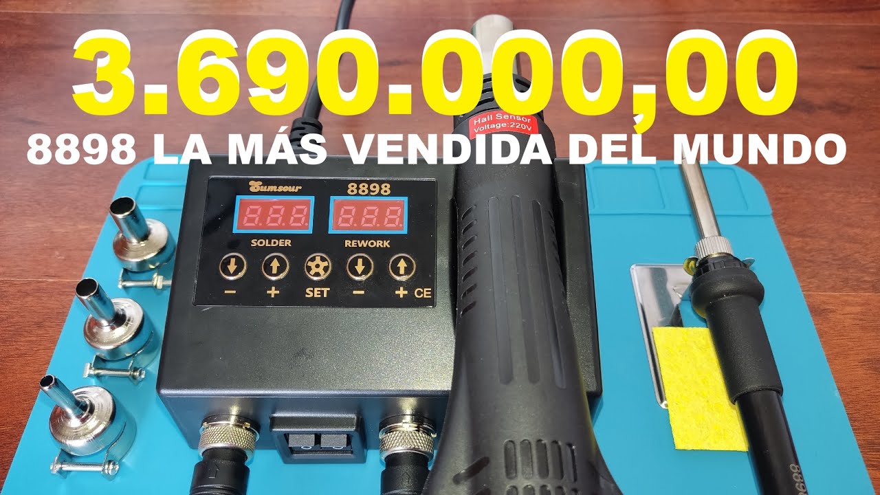 🔴133| 8898 La ESTACIÓN DE SOLDADURA Más Vendida En El Mundo | JCD | SUMSOUR.