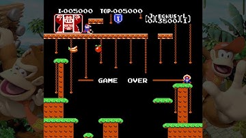 Donkey Kong Jr. - Game Over (NES)