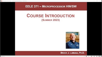 EELE 371 - Microprocessor HW/SW Systems (aka, Embedded Systems) - Course Overview (Sum23)