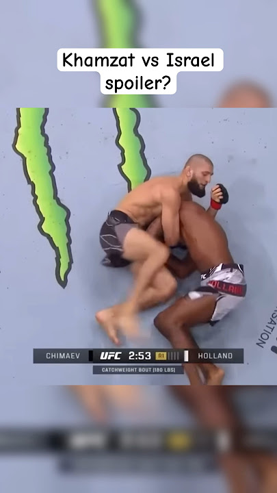 Khamzat vs Israel Adesanya spoiler? #shorts #ufc #khamzatchimaev #israeladesanya #izzy #borz #mma