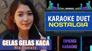 GELAS GELAS KACA | Karaoke Duet Smule Artis Pop Dangdut| Cover Shellycaputri