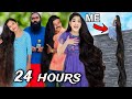 I survived in worlds longest hair for 24 hours  real adivasi magical hair oil 