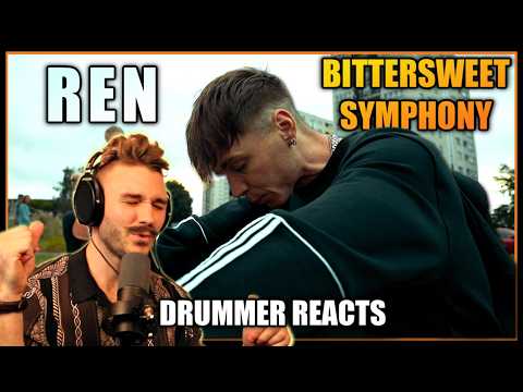 Ren - "Bittersweet Symphony" (Live) | Drummer Reacts