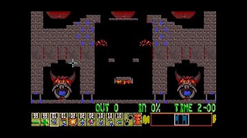 Lemmings custom - "Palace o/t once-hacked Lemmings" by Geoo ( Lemmix )
