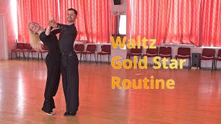 Waltz Gold Star Level Choreography Outside Spin In Line Running Weave From Pp To Natural Pivot