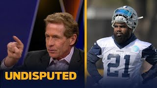 Skip Bayless doesn't think Ezekiel Elliott will serve any of his suspension this year | UNDISPUTED