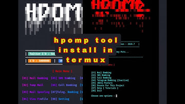 how can install hpomb tool in termux l hpomb tool ☠️ l #hpombtool#shortsvideo ll termux ll #termux