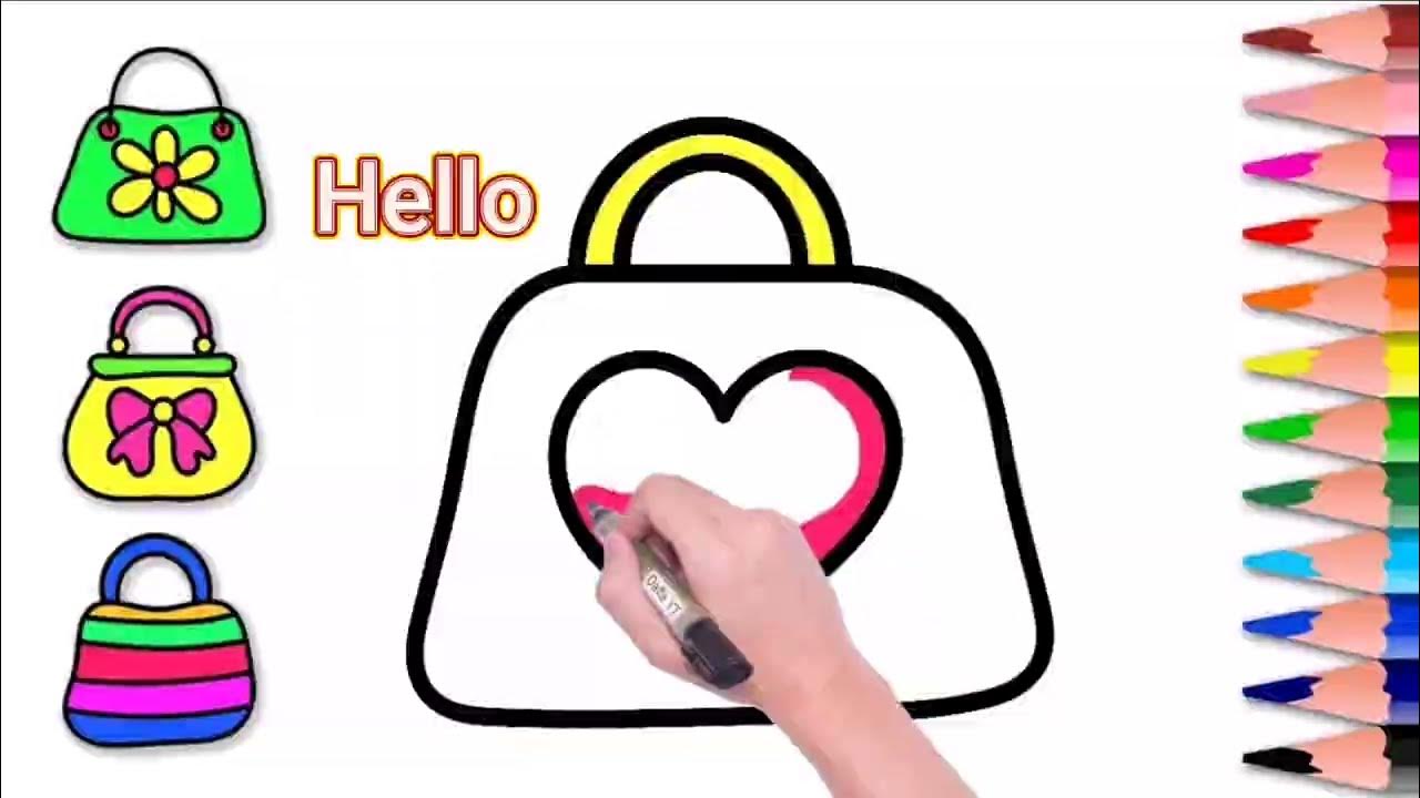 Как нарисовать сумочку