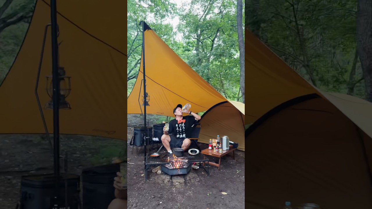 キャンプで激辛鍋に唐辛子をぶち込み、サワーを直飲みする男の末路。