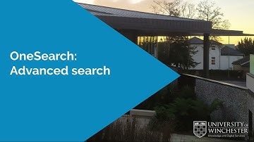 OneSearch - Advanced search | Digital Skills