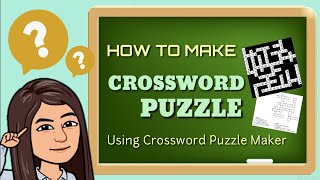 HOW TO CREATE CROSSWORD PUZZLE USING FREE CROSSWORD PUZZLE MAKER APP screenshot 4