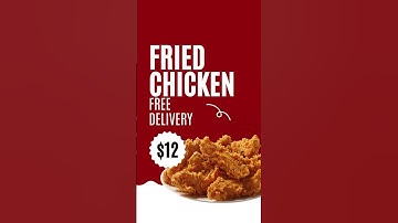 Digital Fried Chicken Menu Templates  -#17