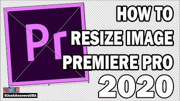 How To Resize An Image in Adobe Premiere Pro 2020 - 2 Easy Methods
