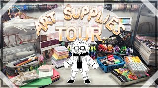 Going Through ALL Of My Art Supplies | For Sketchbooks And More!