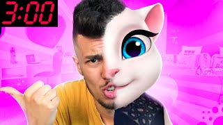 картинка: НИ ЗА ЧТО НЕ ИГРАЙ в АНЖЕЛУ 🐱 в 3:00 НОЧИ! Говорящая АНЖЕЛА пришла ко мне домой 😱