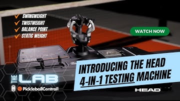 Unveiling the HEAD 4-in-1 Pickleball Paddle Testing Machine