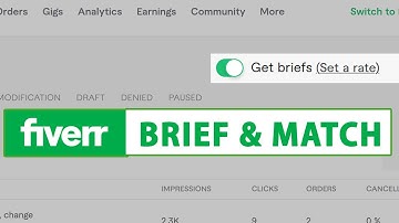 Fiverr Get Briefs explained | Brief & Match | Buyer Request vs Brief & Match | Finding you buyers