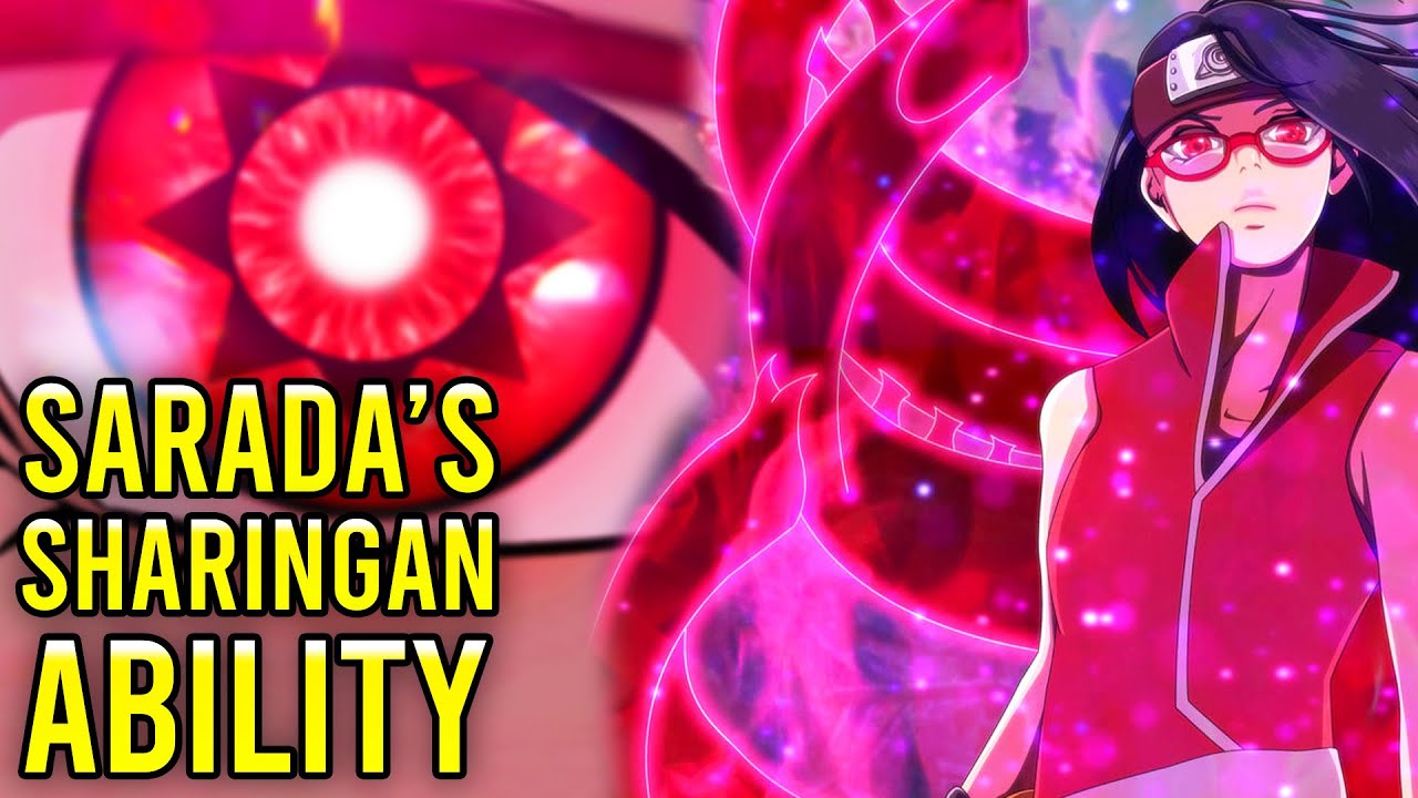 Sarada Abilities  Sarada mangekyou sharingan, Naruto facts, Mangekyou  sharingan