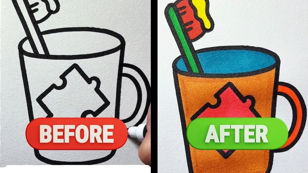 Satisfying Drawing Videos ASMR 💤 Satisfying Sounds to Fall Asleep To ASMR - Saggo Coloring ASMR