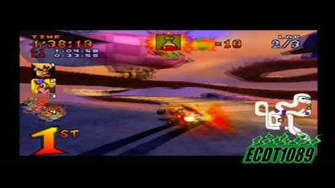 Crash Team Racing [Playthrough] Part 45: Hot Air Skyway (Trophy Race)