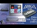 Commodore Amiga 500 Video Test Flight 1987 Promo Video Commodore Amiga 500 Video Test Flight 1987 Promo Video