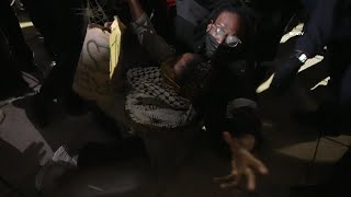 ENCAMPMENT RAIDED - Massive Police Presence REMOVE TENTS, Mass Arrests at NYU "Liberated Zone"