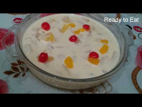 Creamy Fruit cocktail dessert Ramazan Special Recipe