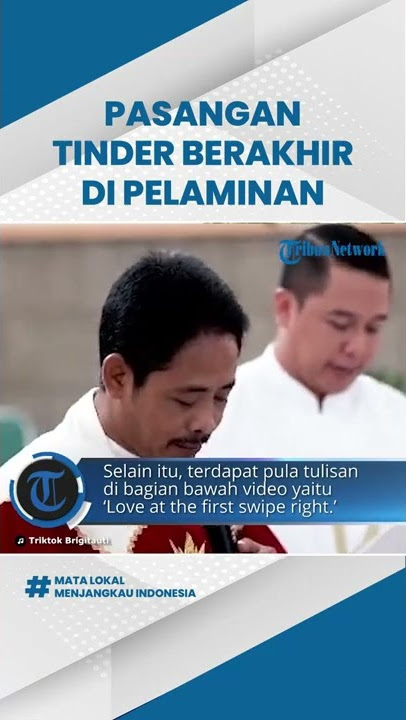 Viral Kisah Sepasang Kekasih Iseng Kenal dari Aplikasi Tinder Akhirnya Berakhir di Pelaminan