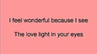 Wonderful Tonight Eric Clapton lyrics onscreen