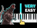 SHIN GODZILLA OST - Who Will Know - VERY EASY Piano tutorial