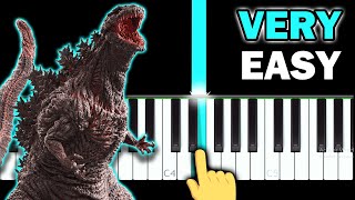 SHIN GODZILLA OST - Who Will Know - VERY EASY Piano tutorial