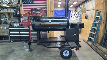 120 Gallon Reverse Flow Smoker Build By Fresh One!!!!